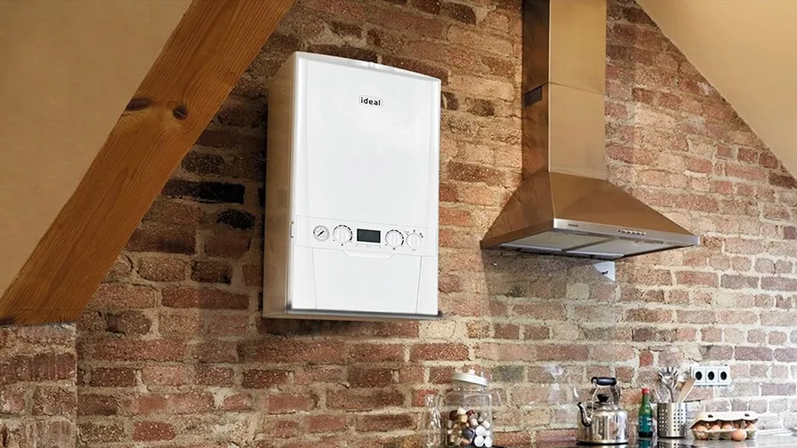 GLR engineer speaking to a homeowner in a modern kitchen