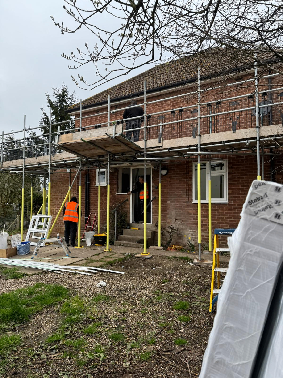 Ipswich social housing air source heat pump retrofit