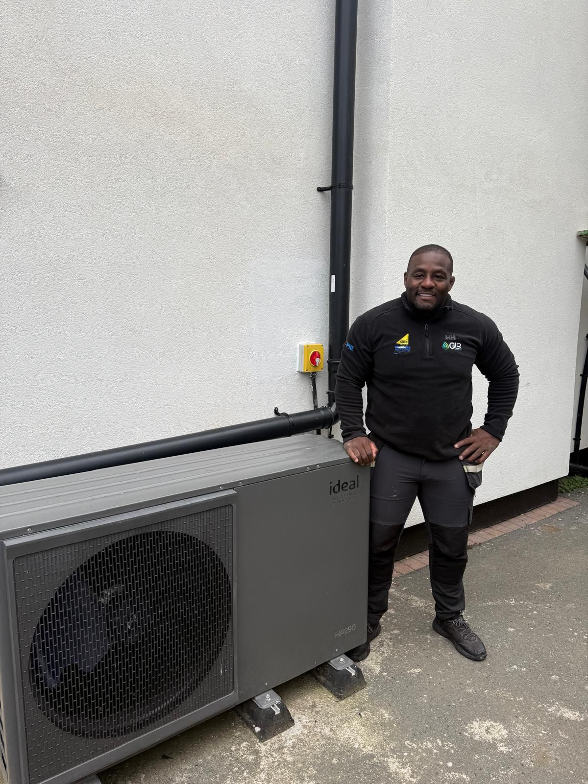 Three-story Victorian heat pump retrofit