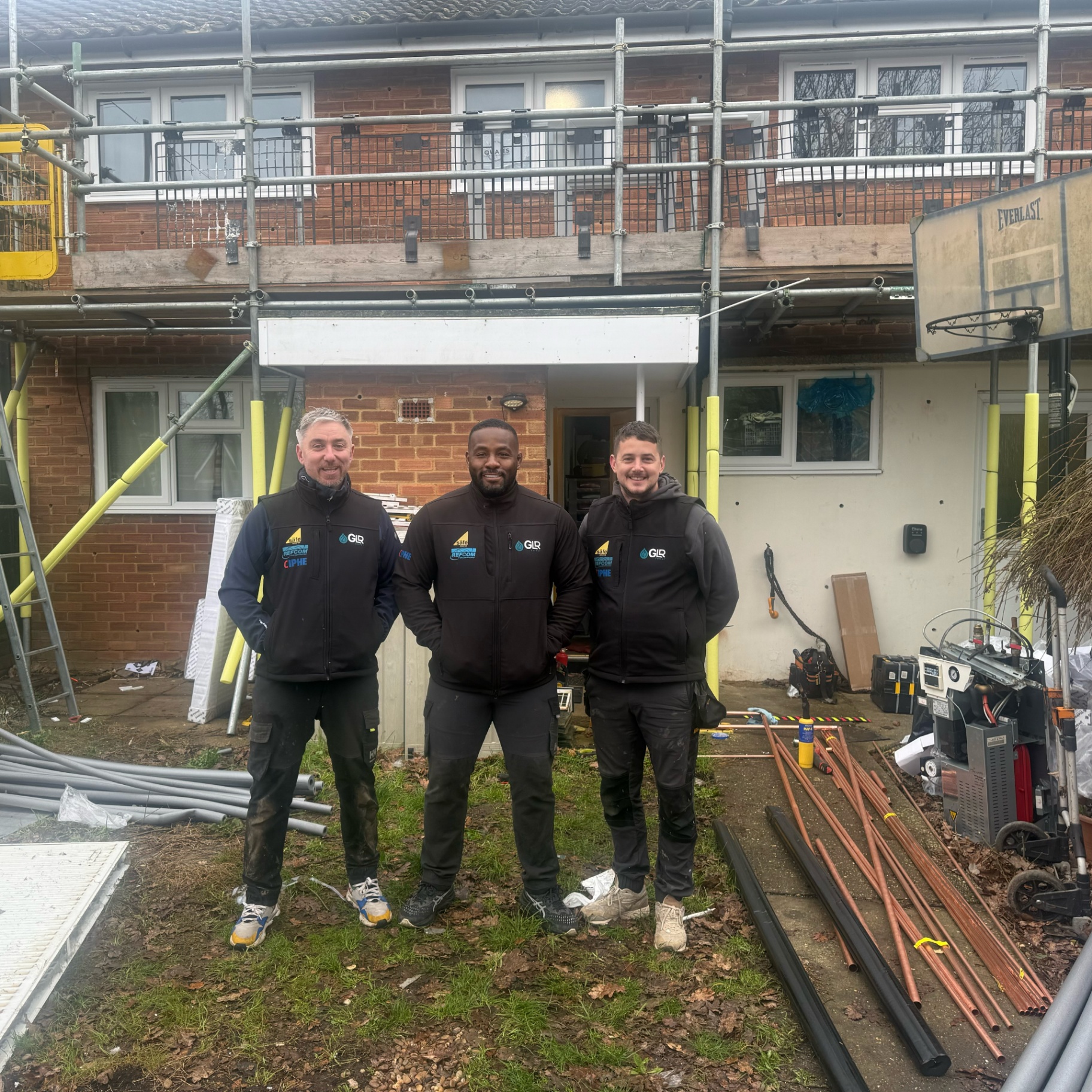 GLR engineers on site